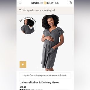 Kindred bravely universal delivery gown